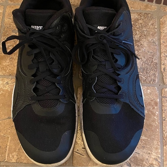 Nike Men Black White Fly by Mid 2 Basketball Athletic Shoes Size 11 - Picture 6 of 8